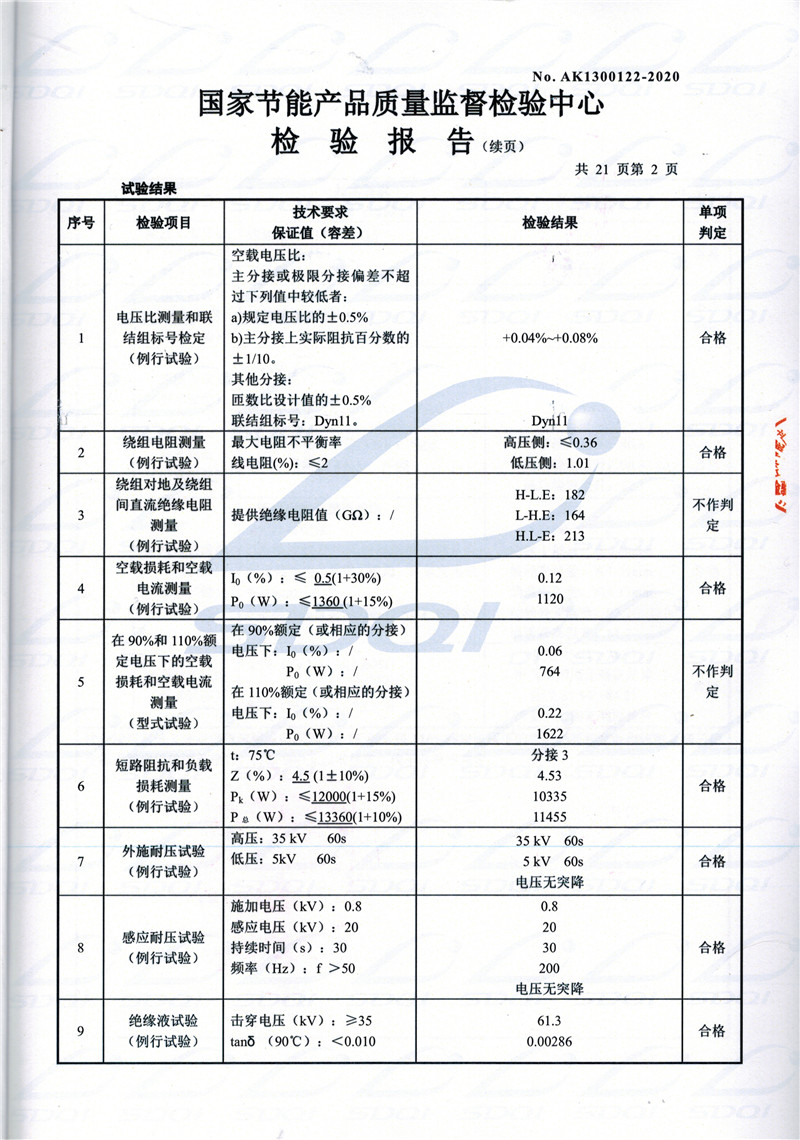 高低压试验报告-S11-1250黔西黔西黔西油浸式变压器-2.jpg